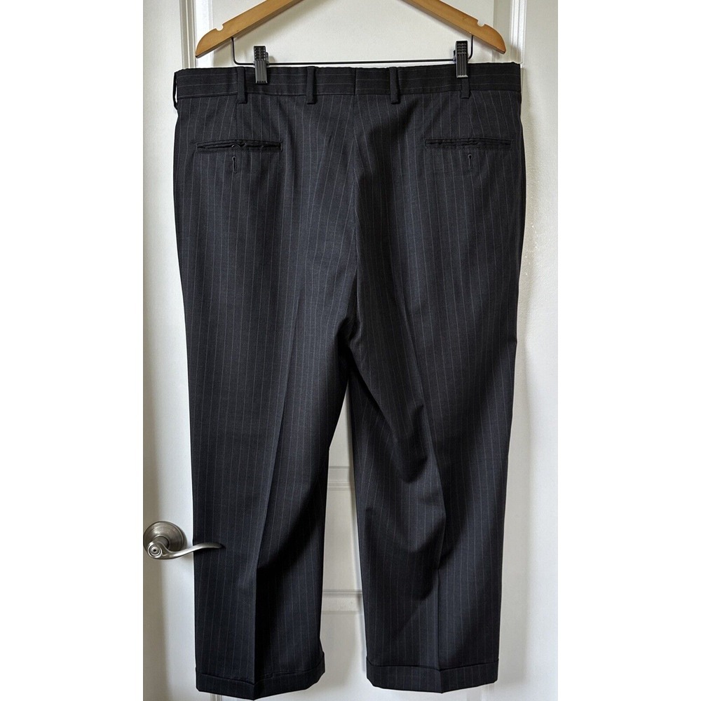 Brooks Brothers 1818 Wool Suit 46R 41W Estrato Trabaldo Togna Makers Luxury USA - Picture 9 of 12